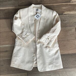 Anne Klein Cream Women's Blazer